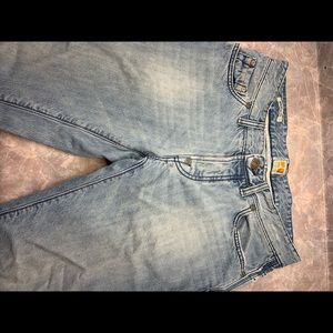 Boss Orange 32x30 Mens Straight Light Wash Jeans